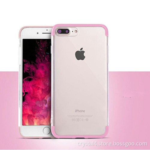 Dual color hybrid case, TPU+PC material, fused together
